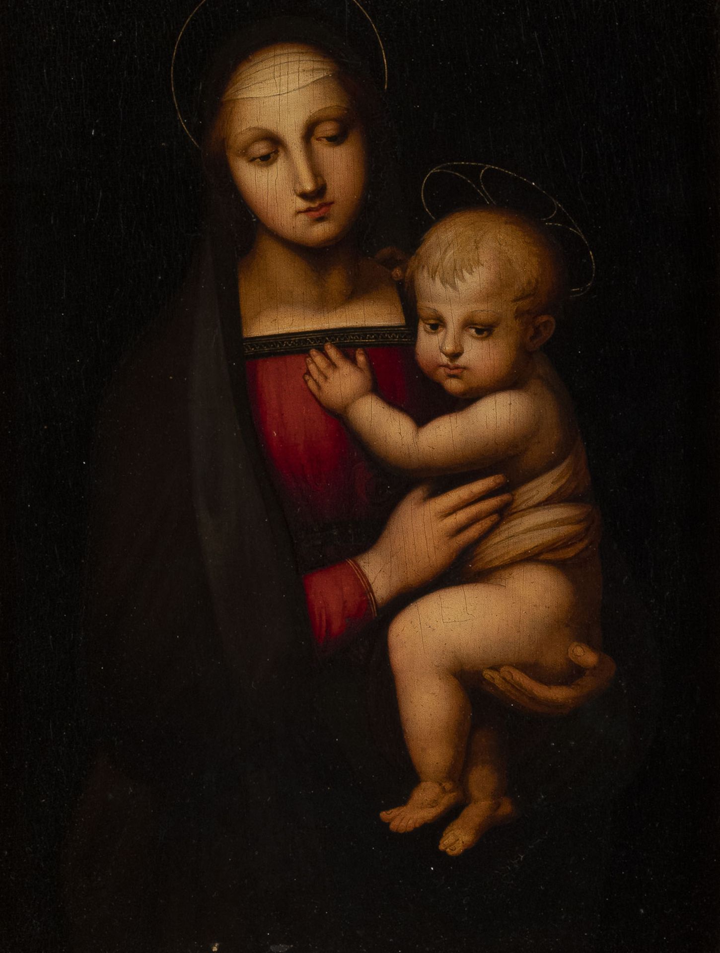 RAFFAELLO SANZIO DA URBINO (NACHFOLGER) MADONNA DEL GRANDUCA (1506)