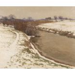 MAX CLARENBACH, WINTER AM NIEDERRHEIN