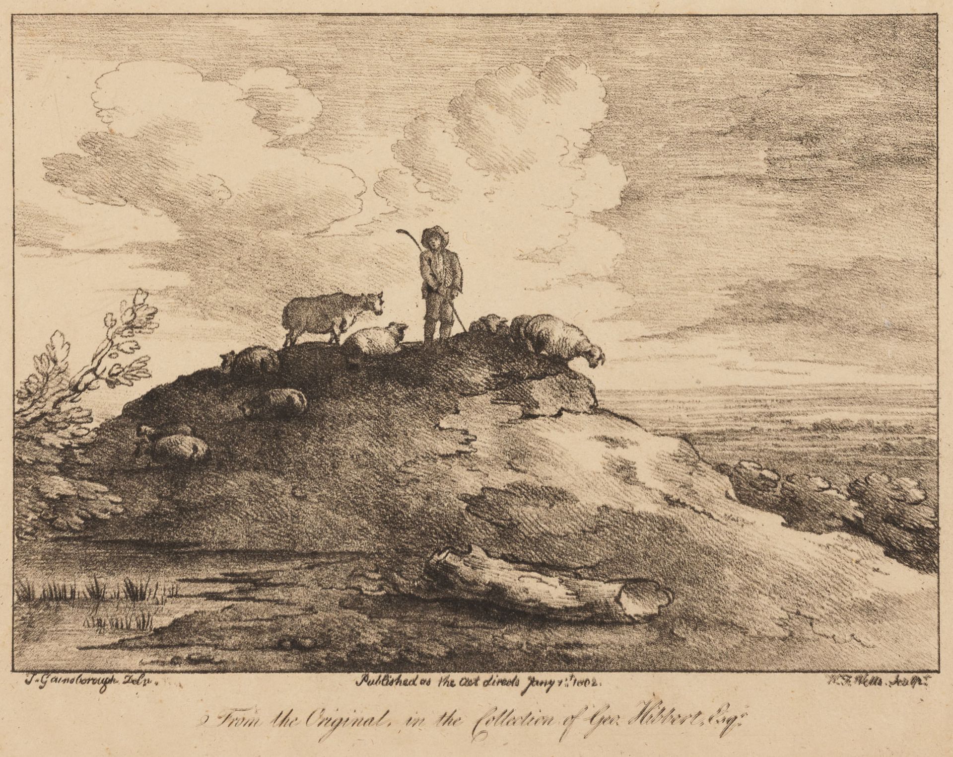 SAMMLUNG AUS 44 GRAFIKEN NACH GEMÄLDEN, U.A. VON THOMAS GAINSBOROUGH - Image 2 of 5