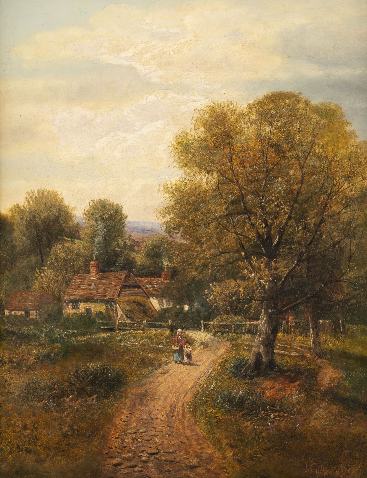 JOHN GUNSON ATKINSON, SOMMERLICHE DORFSTRAssE