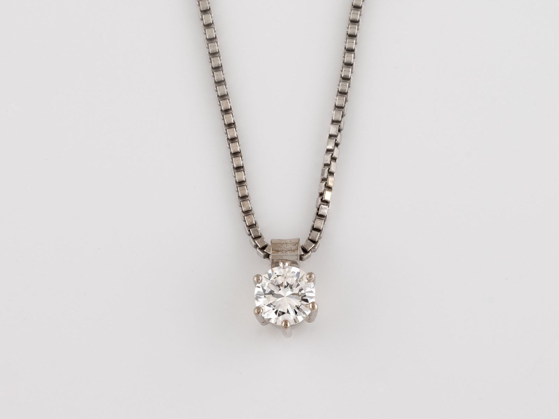 COLLIER-KETTE MIT DIAMANT