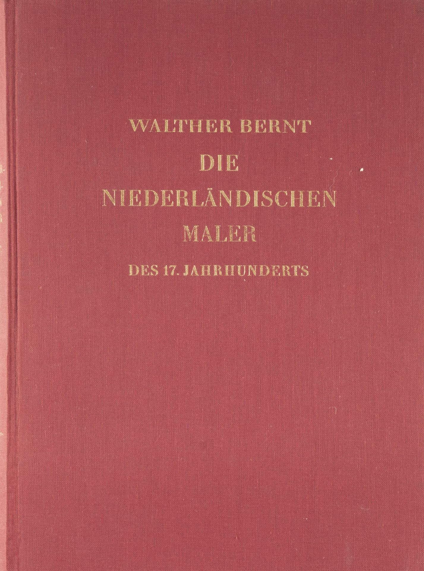  VIER BÄNDE ZUR NIEDERLÄNDISCHEN MALEREI DES 17. JH. VON WALTHER BERNT - Bild 4 aus 5