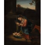 ANTONIO DA CORREGGIO (NACHFOLGER) MARIA, DAS KIND ANBETEND