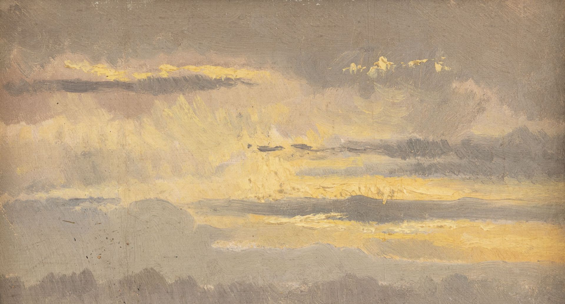 HANS DEITERS, WOLKENSTUDIE