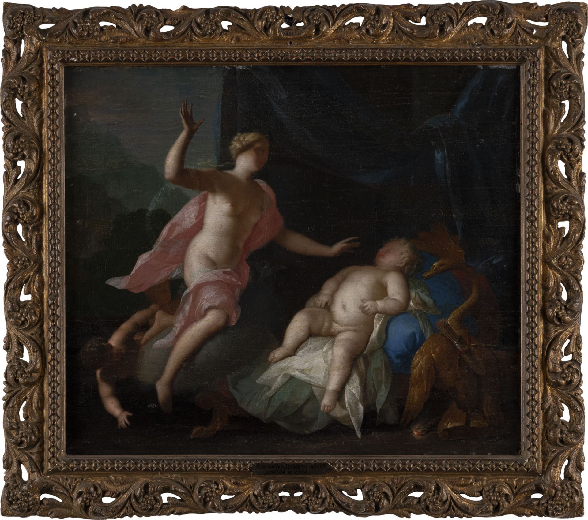 ADRIAEN VAN DER WERFF (WERKSTATT/SCHULE) JUPITER UND LEDA - Bild 2 aus 3