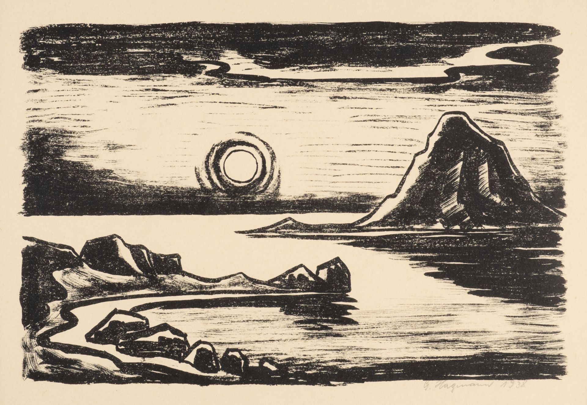 GUSTAV HAGEMANN, OHNE TITEL (NORDISCHE LANDSCHAFT)