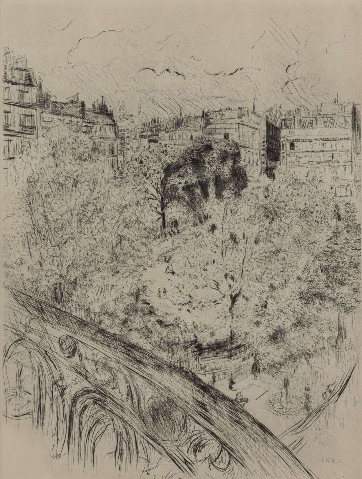 EDOUARD VUILLARD, LE SQUARE VINTIMILLE (1937)