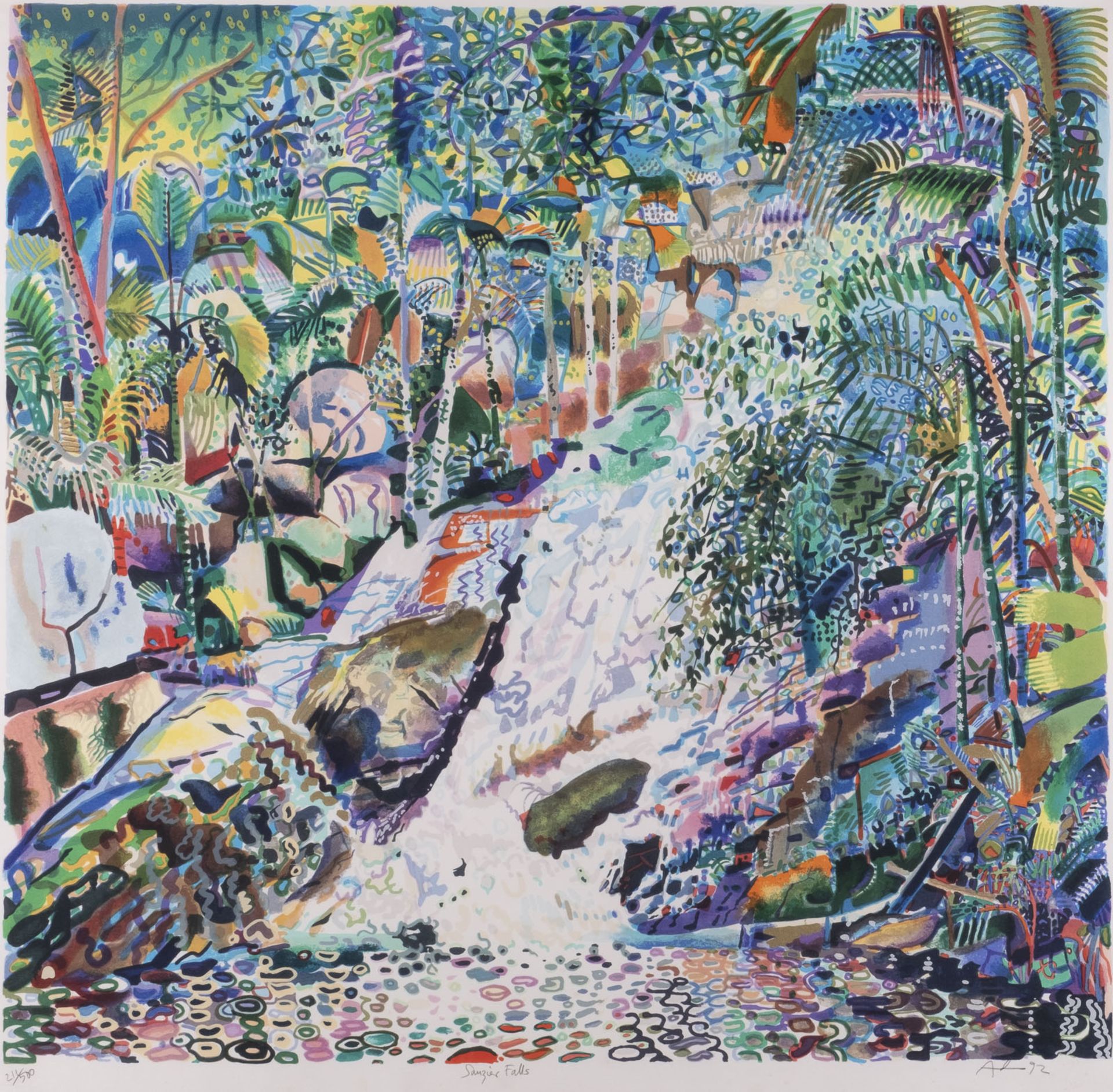 MICHAEL ADAMS, 'SANZIER FALLS' (1992)