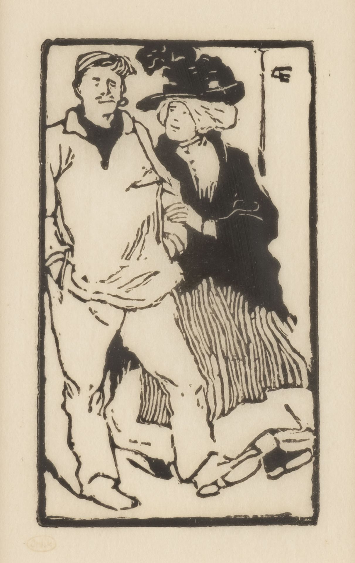 EMIL ORLIK, ZWEI ARBEITEN 'AUS LONDON' (CA. 1896) UND 'KLATSCHWEIBER IN PRAG' (CA. 1897)