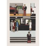 GERD ARNTZ, 'BANK' (1927/1984)