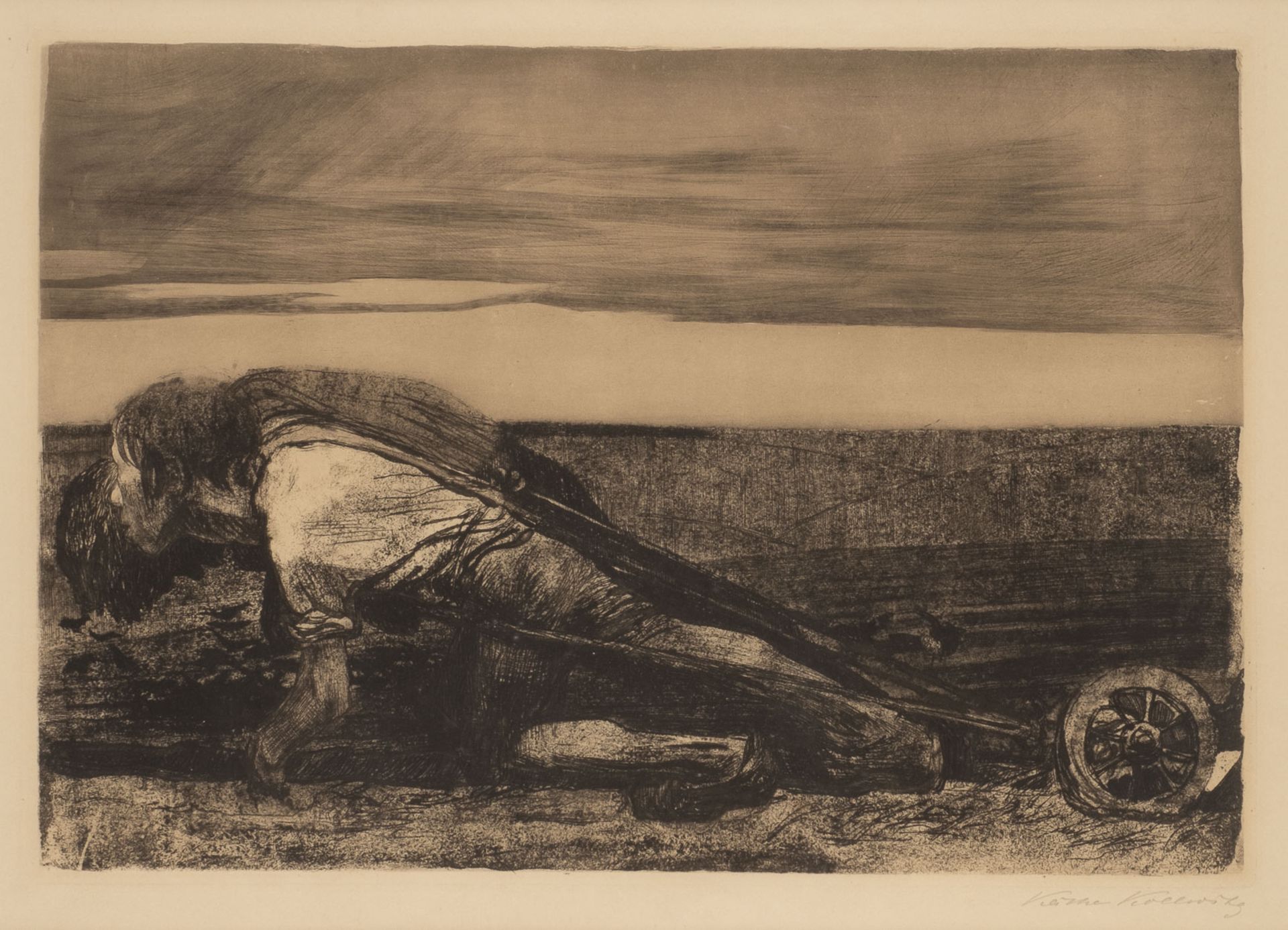 KÄTHE KOLLWITZ, 'DIE PFLÜGER' (1907)