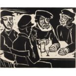 HERMANN MAX PECHSTEIN, FISCHER IN DER KNEIPE