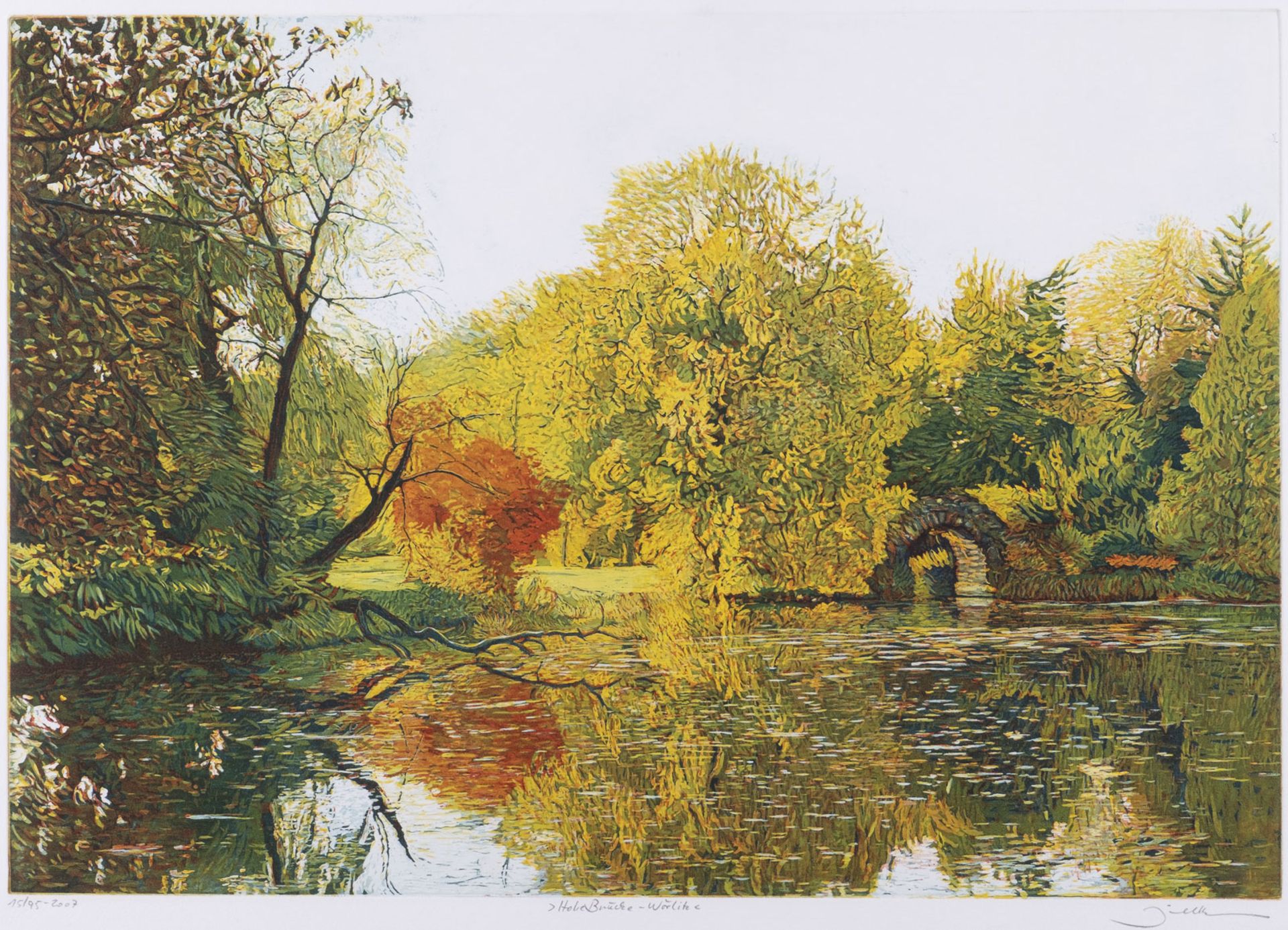 GÜNTHER HERMANN, 'HOHE BRÜCKE - WÖRLITZ' (2007)