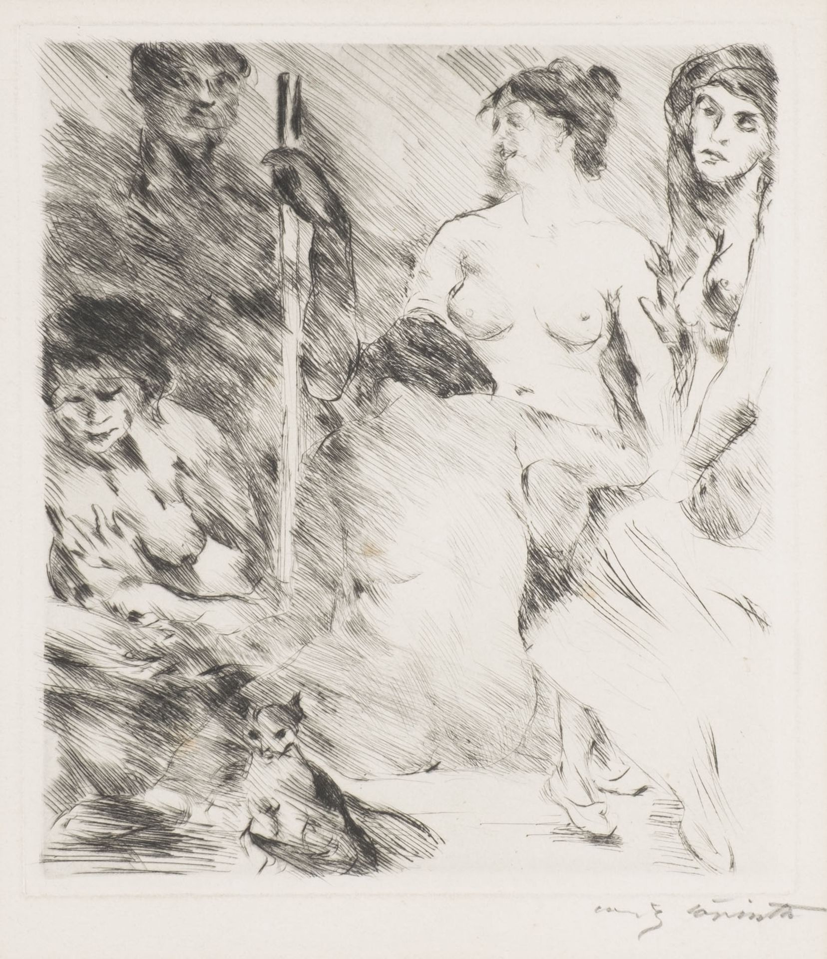 LOVIS CORINTH, 'DER HAREM' (1914)