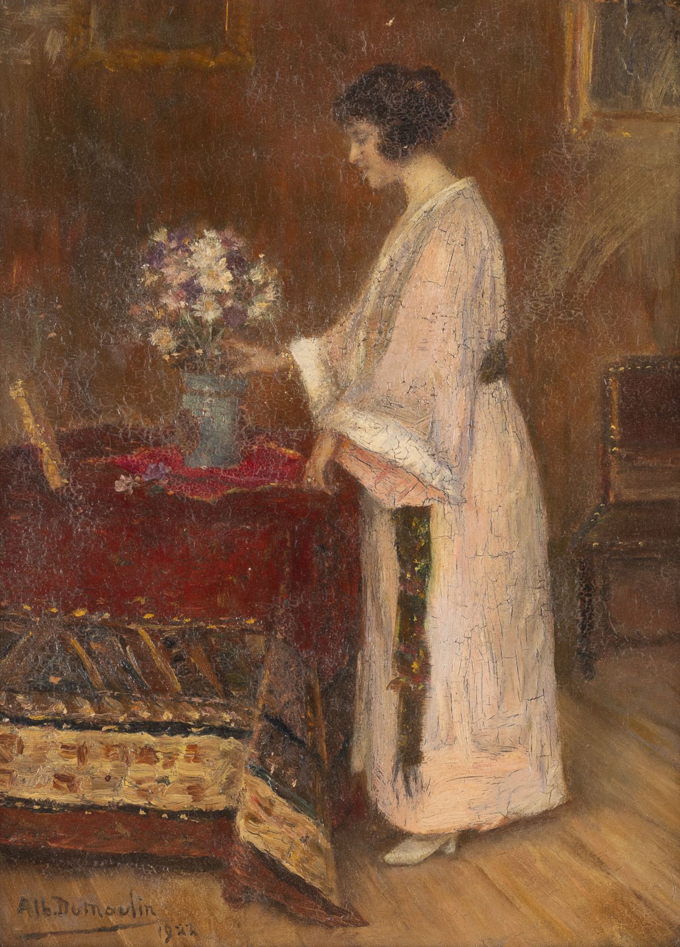 Dame mit dem Blumenstrauß (1922)