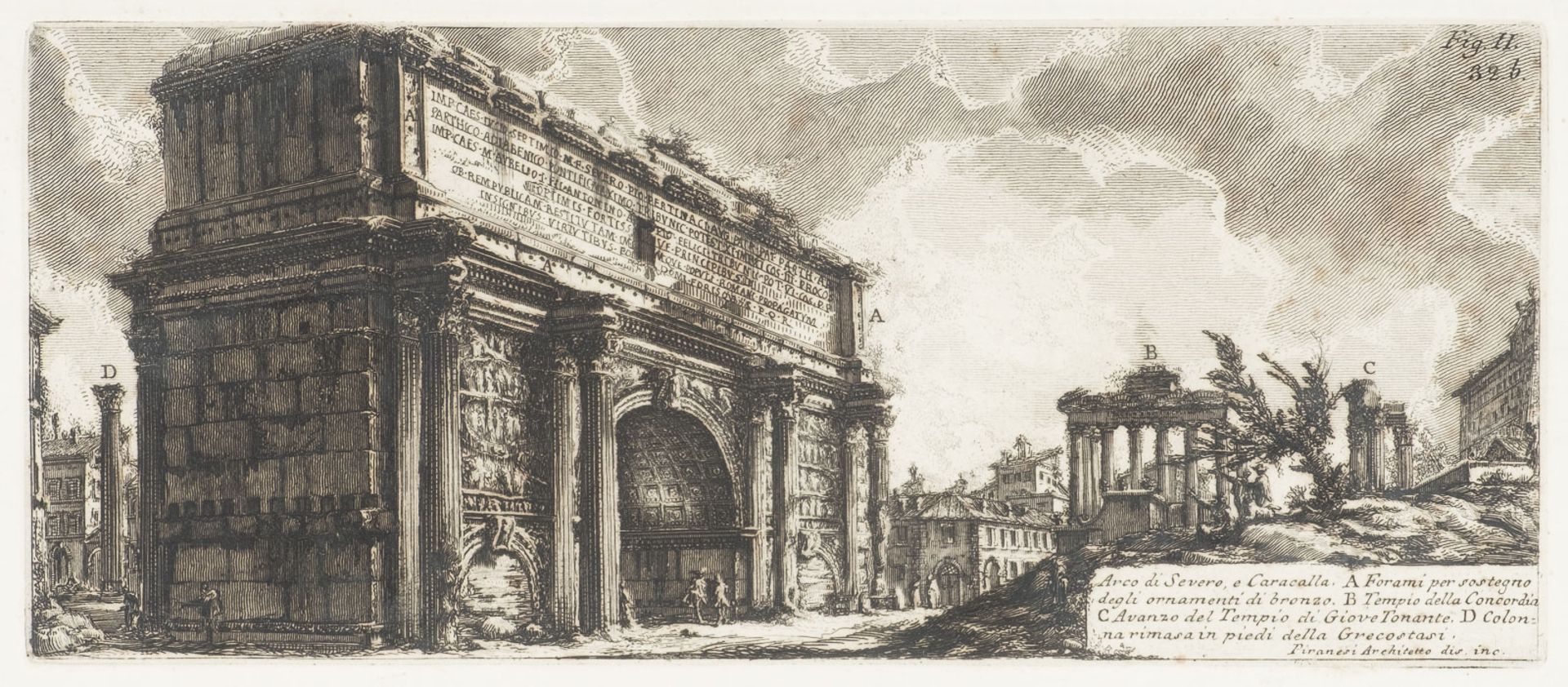 GIOVANNI BATTISTA PIRANESI DREI RADIERUNGEN - Image 3 of 3