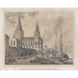 IGNAZ BERGMANN 'ANSICHT DER STIFTSKIRCHE ST. CUNIBERT IN KÖLN' (NACH DOMENICO QUAGLIO)