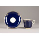 BLAUFOND TASSE MIT UNTERTASSE