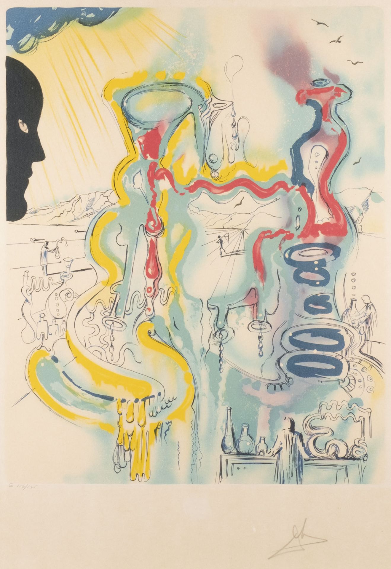 SALVADOR DALÍ 'CHEMIKER' (AUS: 'DIE PROFESSIONEN' - 1979/80)