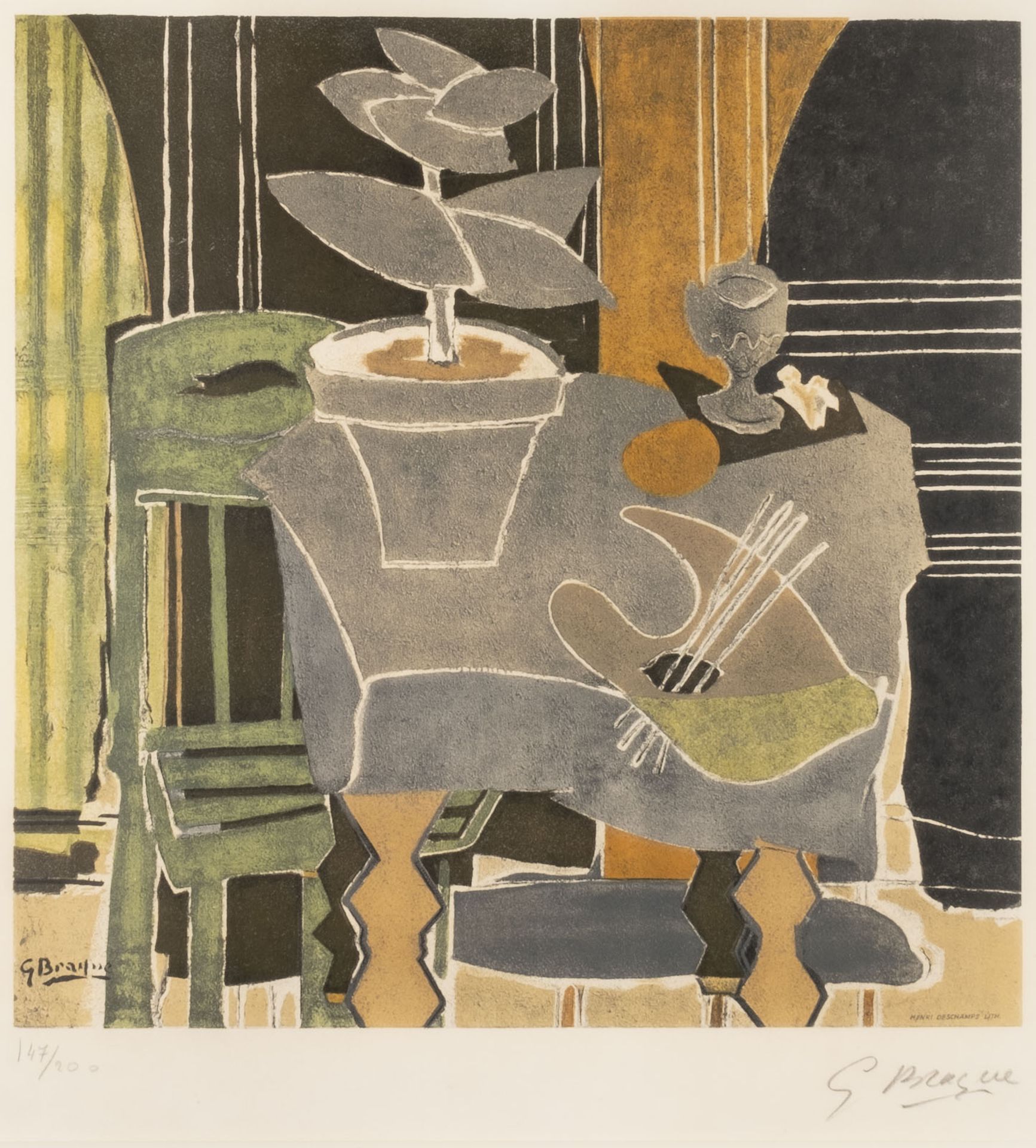 'NATURE MORTE A LA PALETTE' (1960)