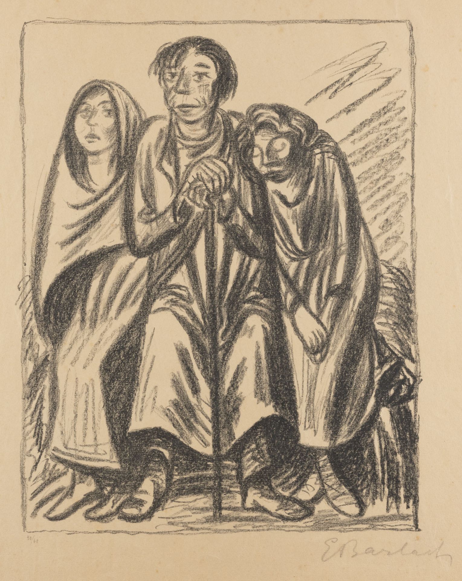 ERNST BARLACH 'RAST' (1924)