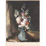 MAURICE DE VLAMINCK PAAR GRAFIKEN ('LES ROSES POMPON' / 'BOUQUET DE FLEURS')