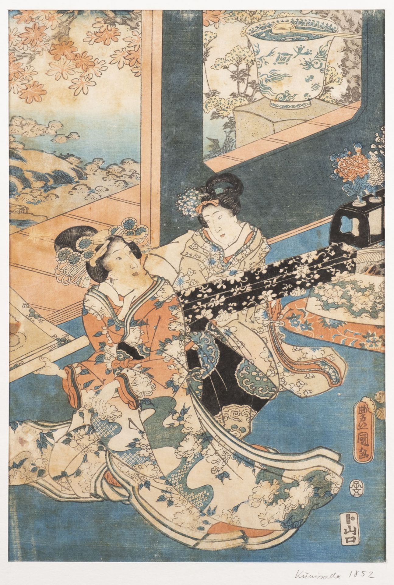 UTAGAWA KUNISADA I, ZWEI GRUPPE GENJI-E - Image 5 of 5