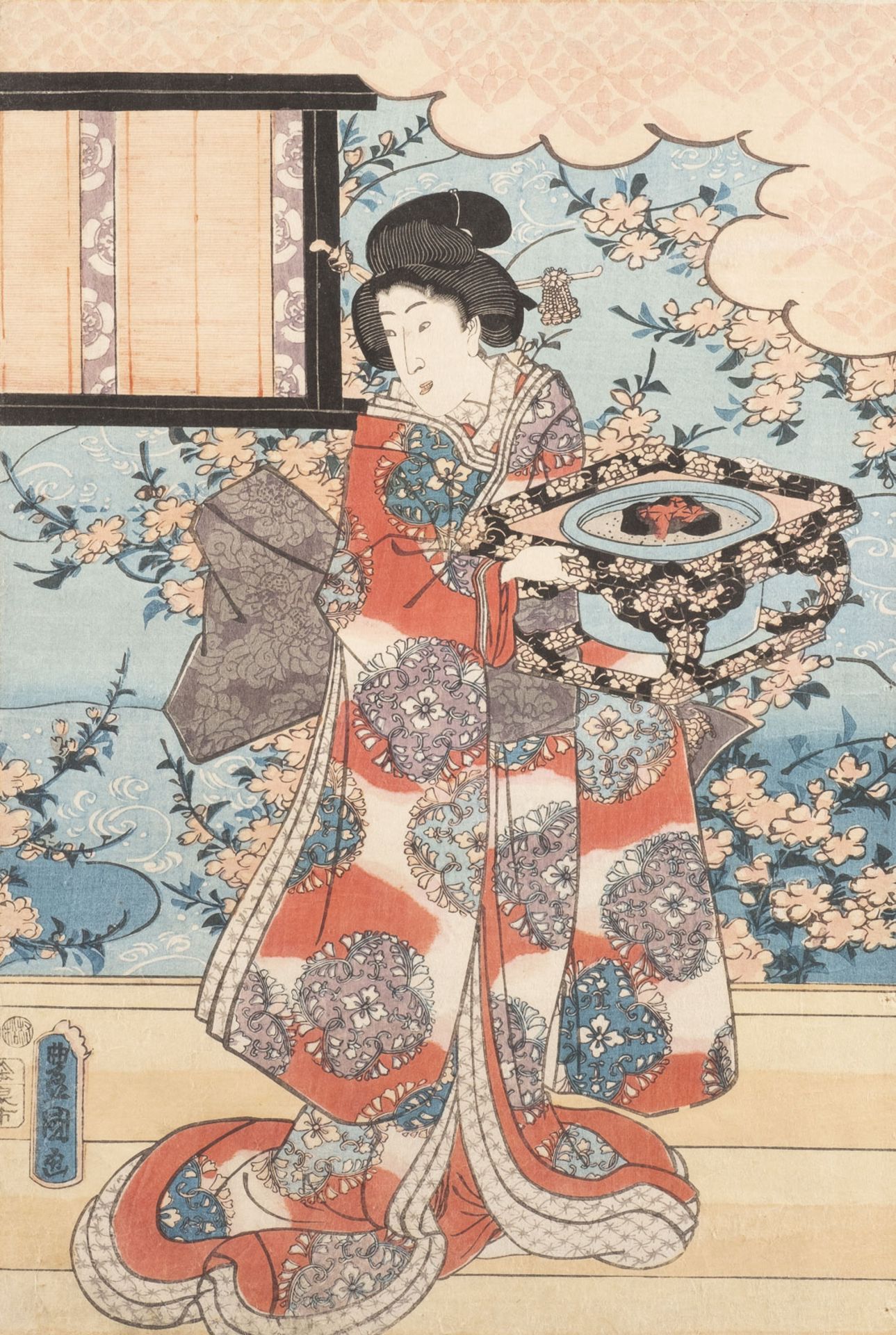 UTAGAWA KUNISADA I, FURYU HARU NO KYO - Bild 3 aus 4