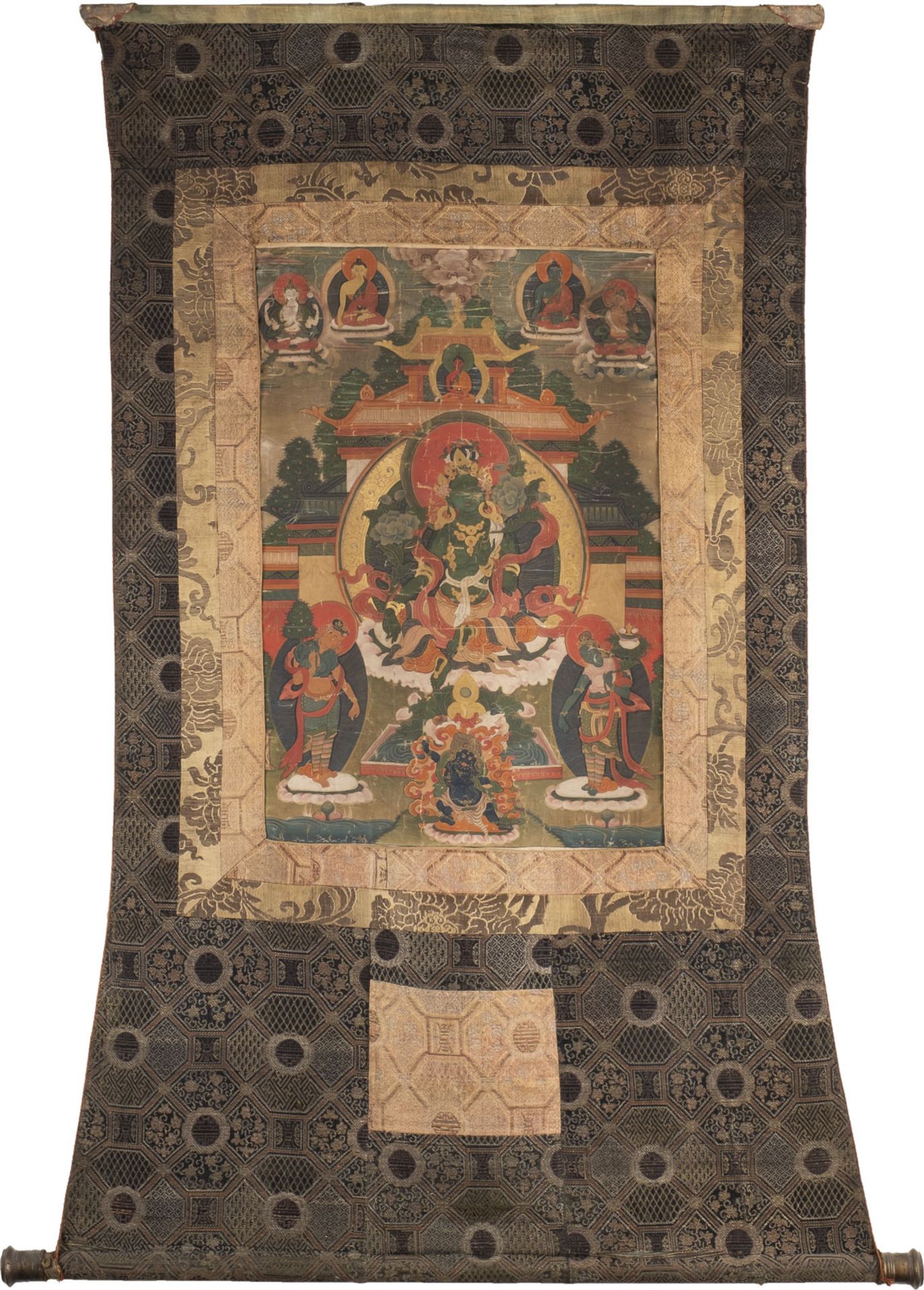 EIN THANGKA DER GRÜNEN TARA - Image 2 of 2