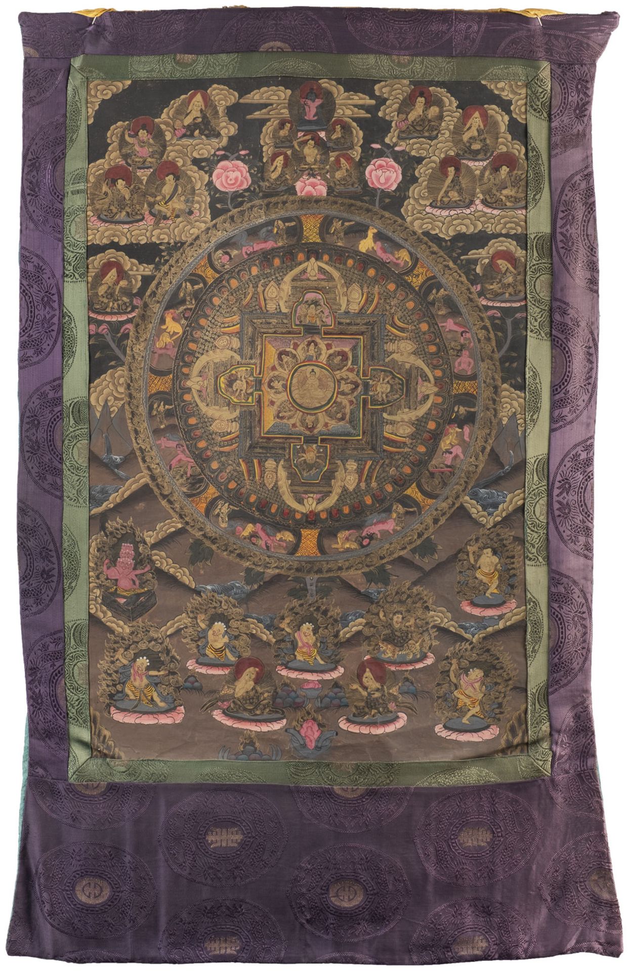 EIN THANGKA DES AMITAYUS MANDALA