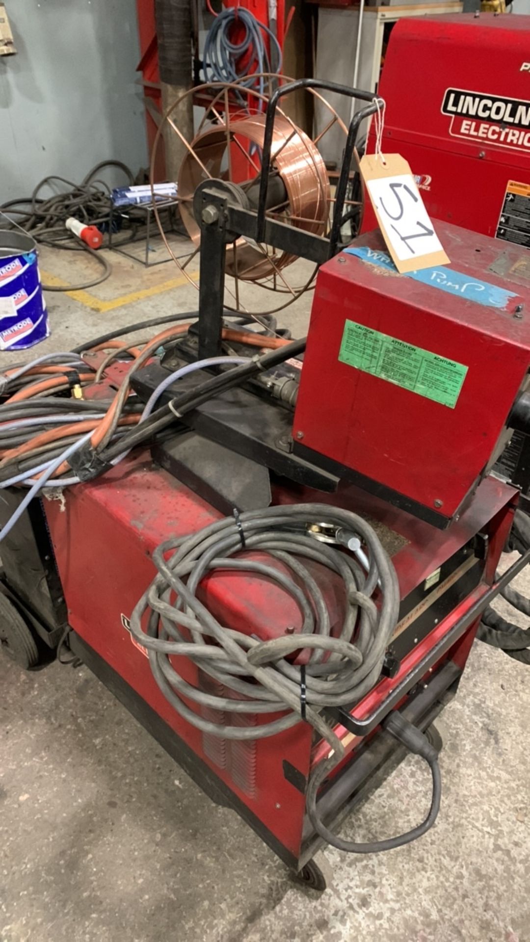 Lincoln Electric Idealarc CV400 Mig Welder Serial No AC-F1950230266 WITH ln -742 Wire Feed Unit - Image 4 of 4