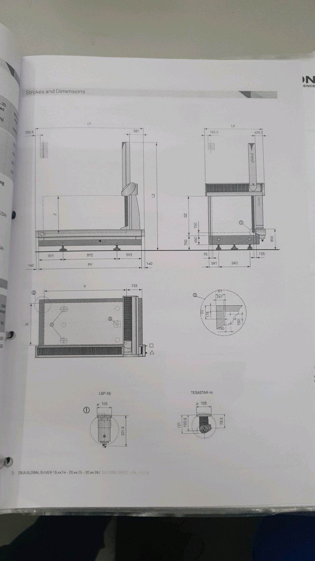 Hexagon Model Global Advantage 20.33.15 Co-Ordinate Measuring Machine , Serial No. GLOF0002491A (20 - Image 15 of 24