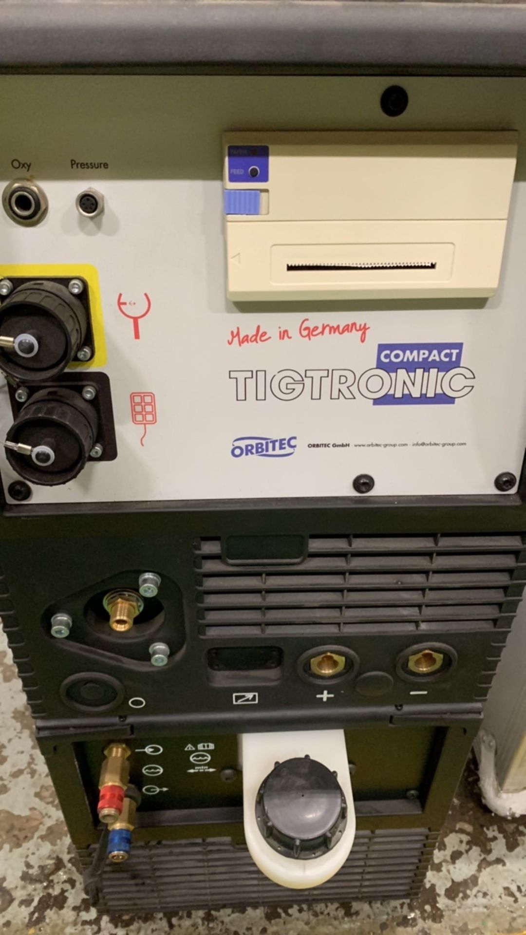 Orbitec Tigtronic Compact 200 MV Orbtial Welding Controller with Orbitec RBK 60 Tube to Sheet Weld H - Image 2 of 7