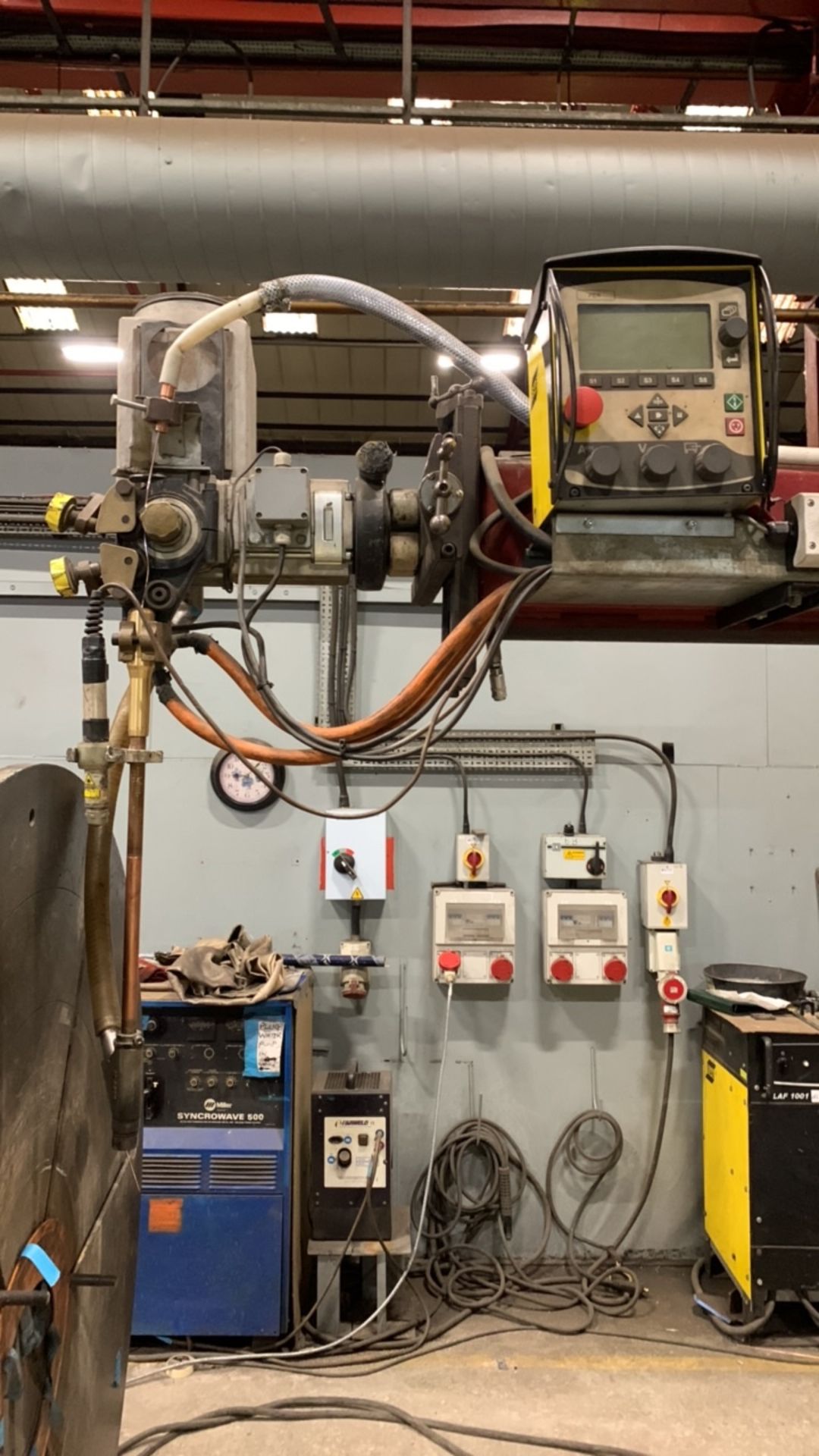 Column & Boom Type Sub Arc Welding System with Red-D-Arc Model MD4MX4M, Serial No. 6300, Esab LAF 10 - Image 2 of 8