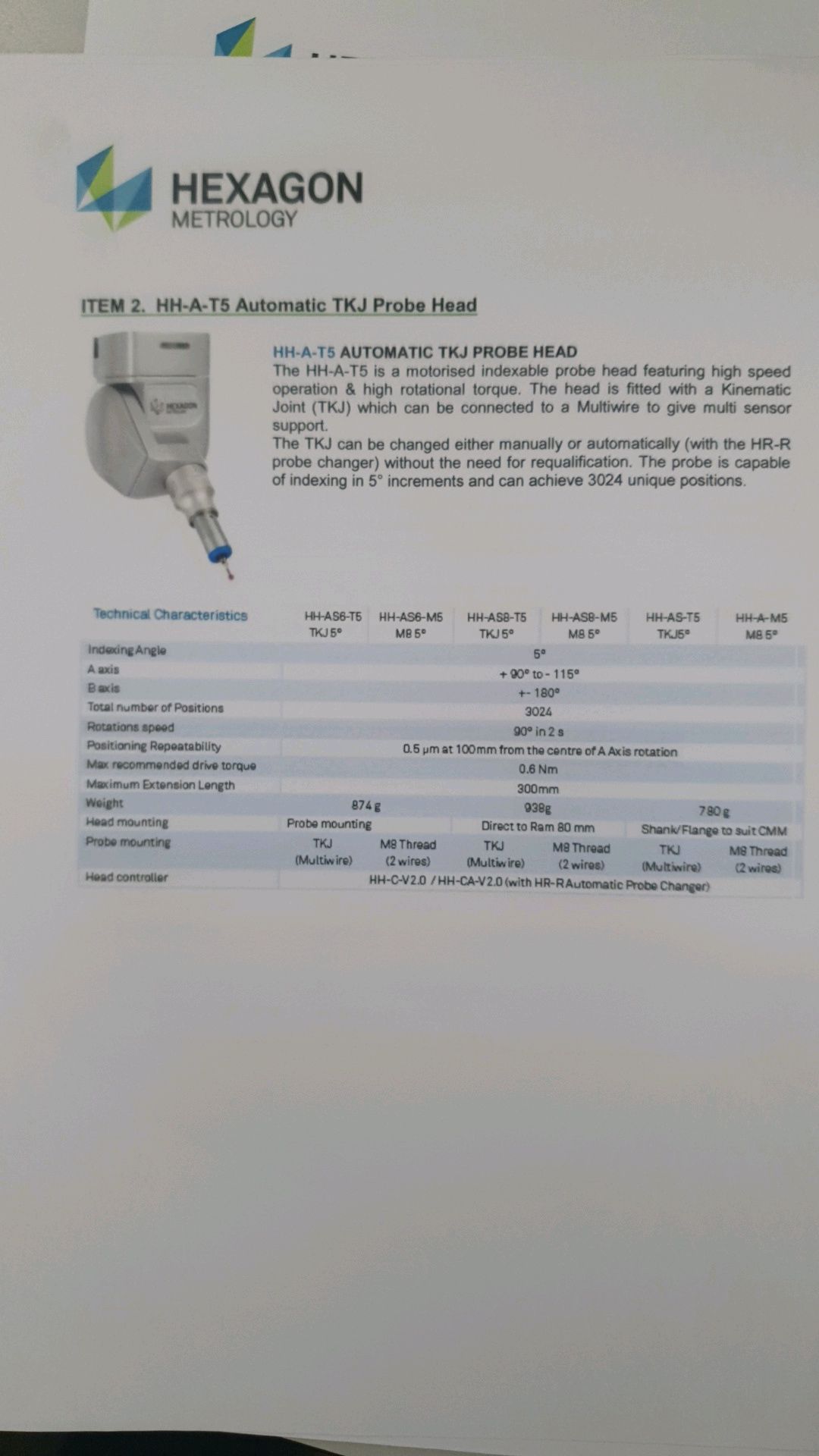 Hexagon Model Global Advantage 20.33.15 Co-Ordinate Measuring Machine , Serial No. GLOF0002491A (20 - Image 20 of 24