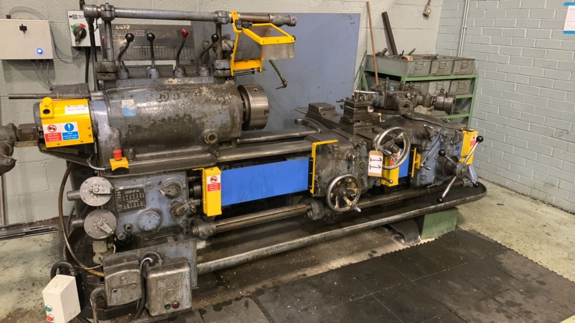 Ward Combination Turret Lathe with Bar Feed