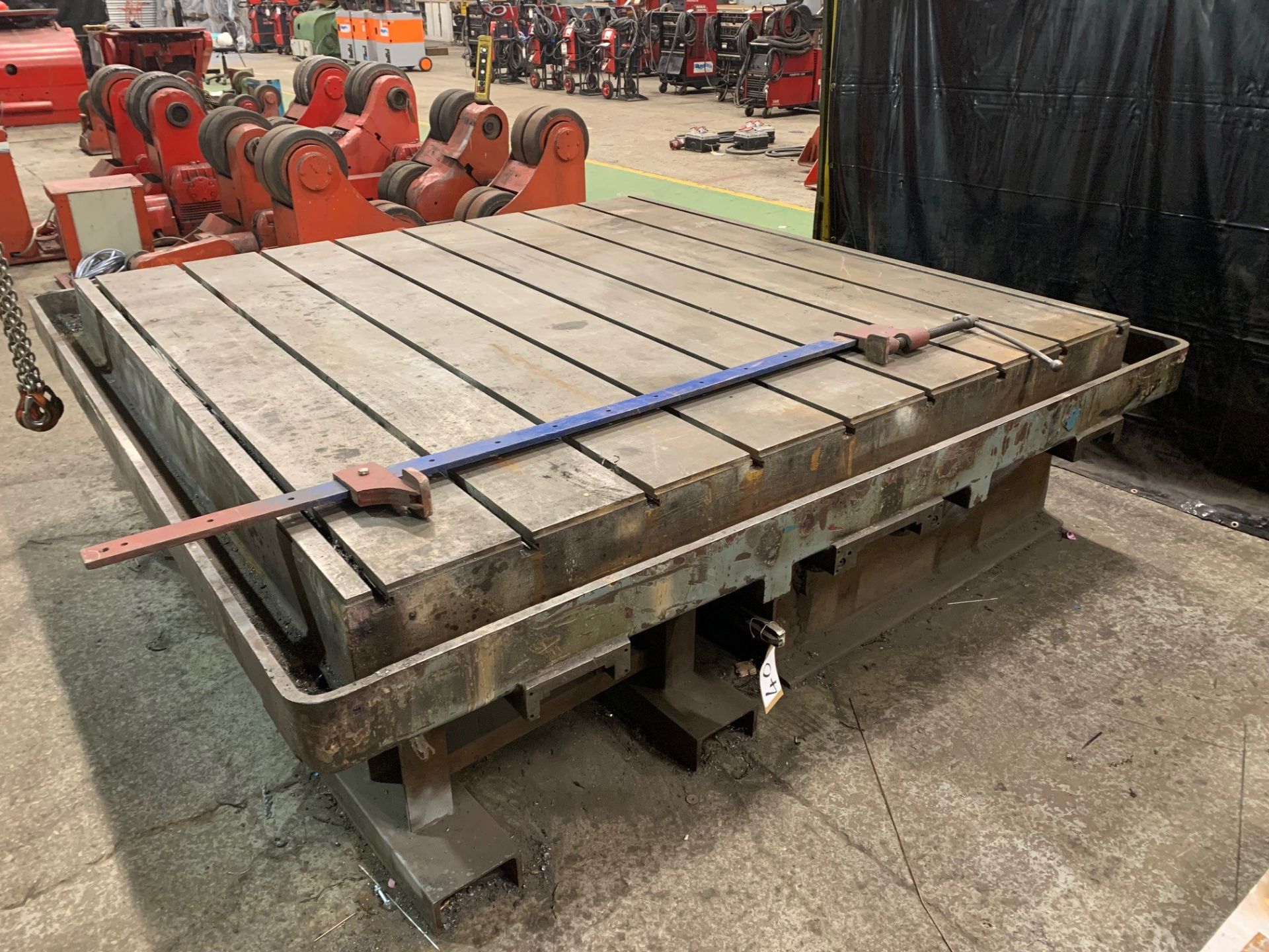 Heavy Duty Slotted Steel Welding Table, 7ft x 7ft