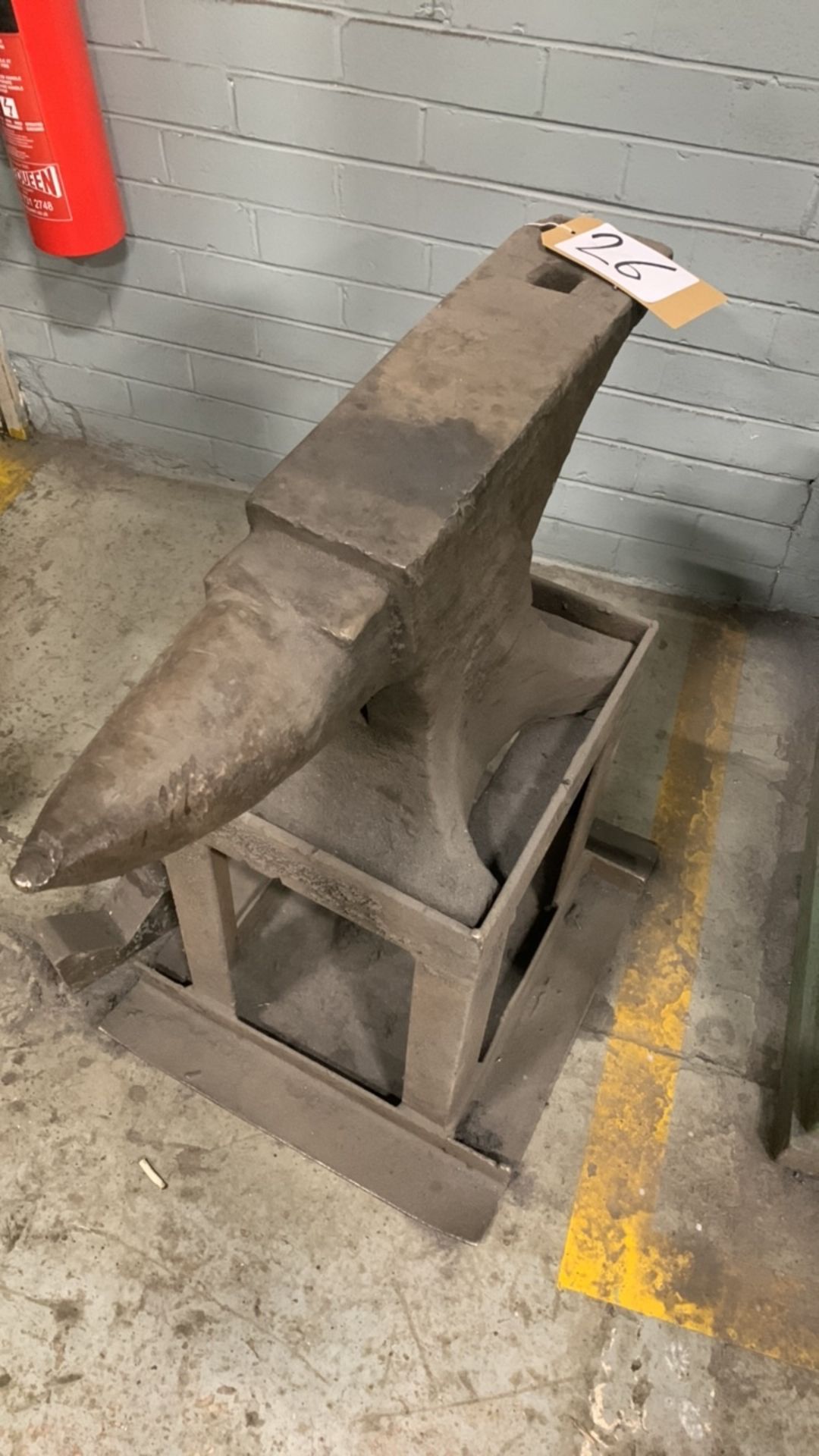 Blacksmiths Anvil on Steel Stand