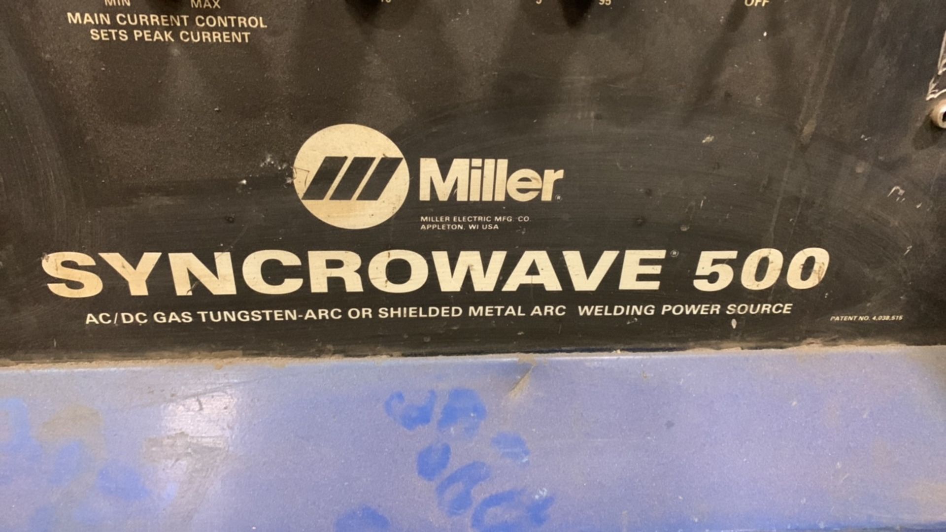 Miller Syncrowave 500 Welding Unit with Par Weld Water Recirculation Unit - Image 2 of 5