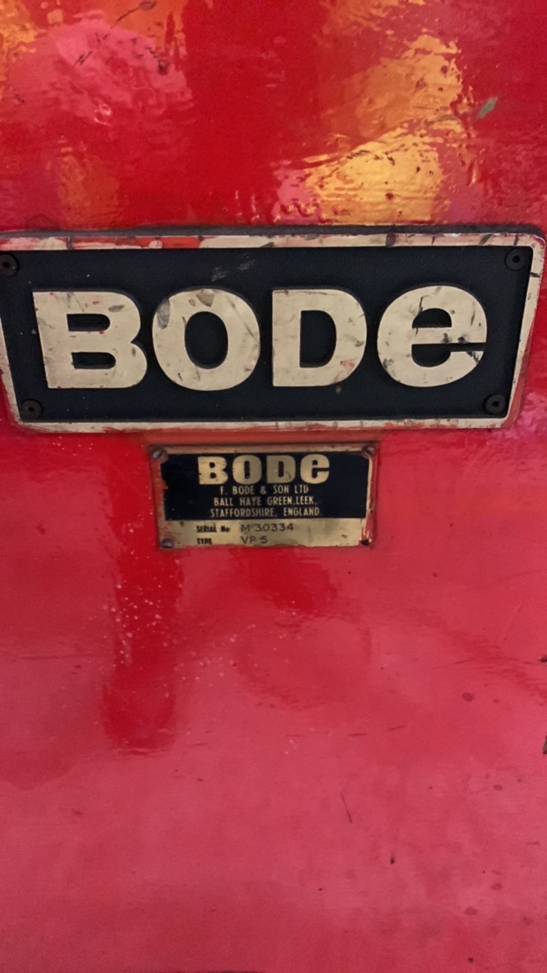 Bode VP-5 Welding Positioner, Serial No. M-30334, 1.5m Dia, Pendant Control - Image 2 of 5