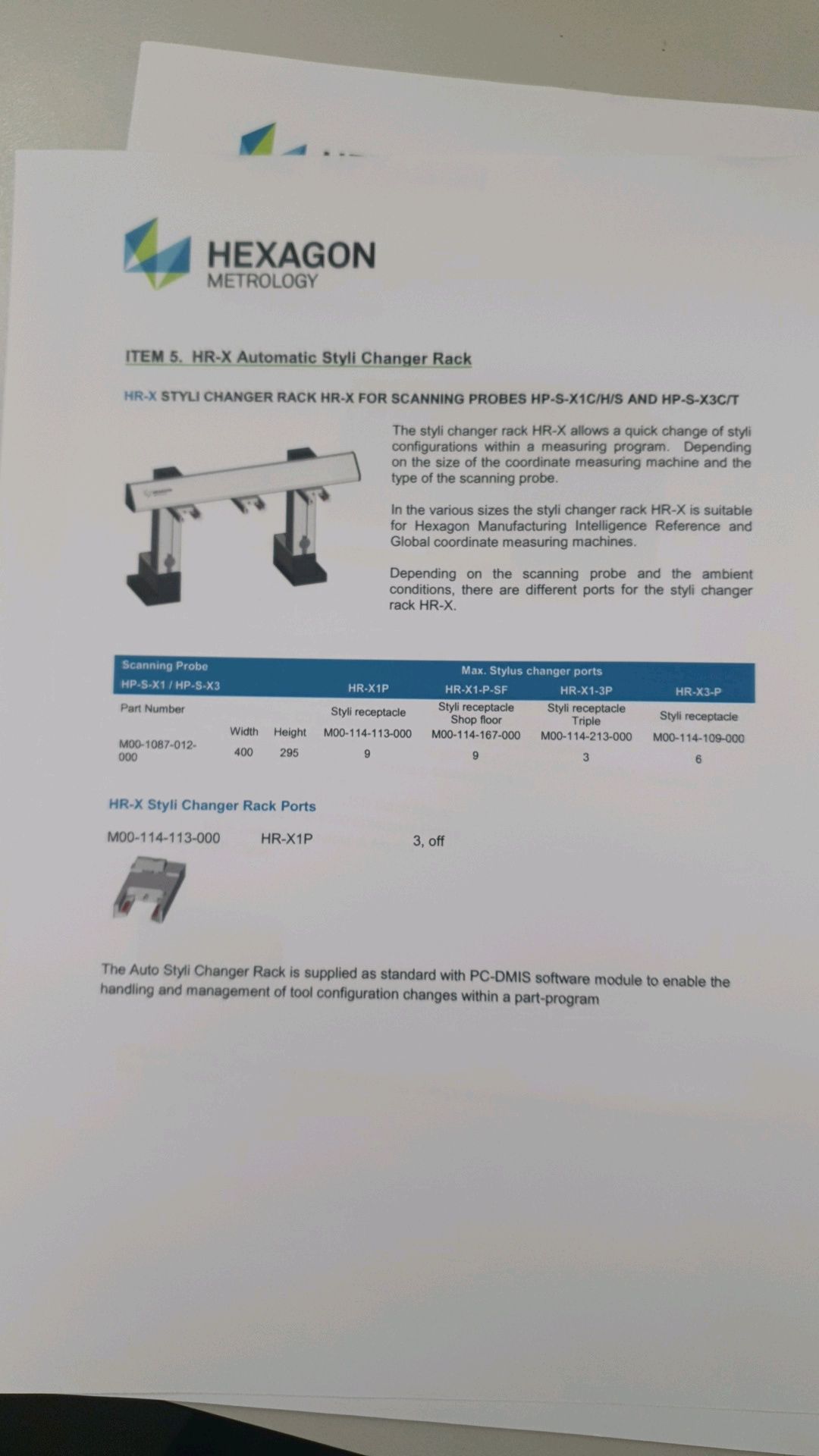 Hexagon Model Global Advantage 20.33.15 Co-Ordinate Measuring Machine , Serial No. GLOF0002491A (20 - Image 23 of 24