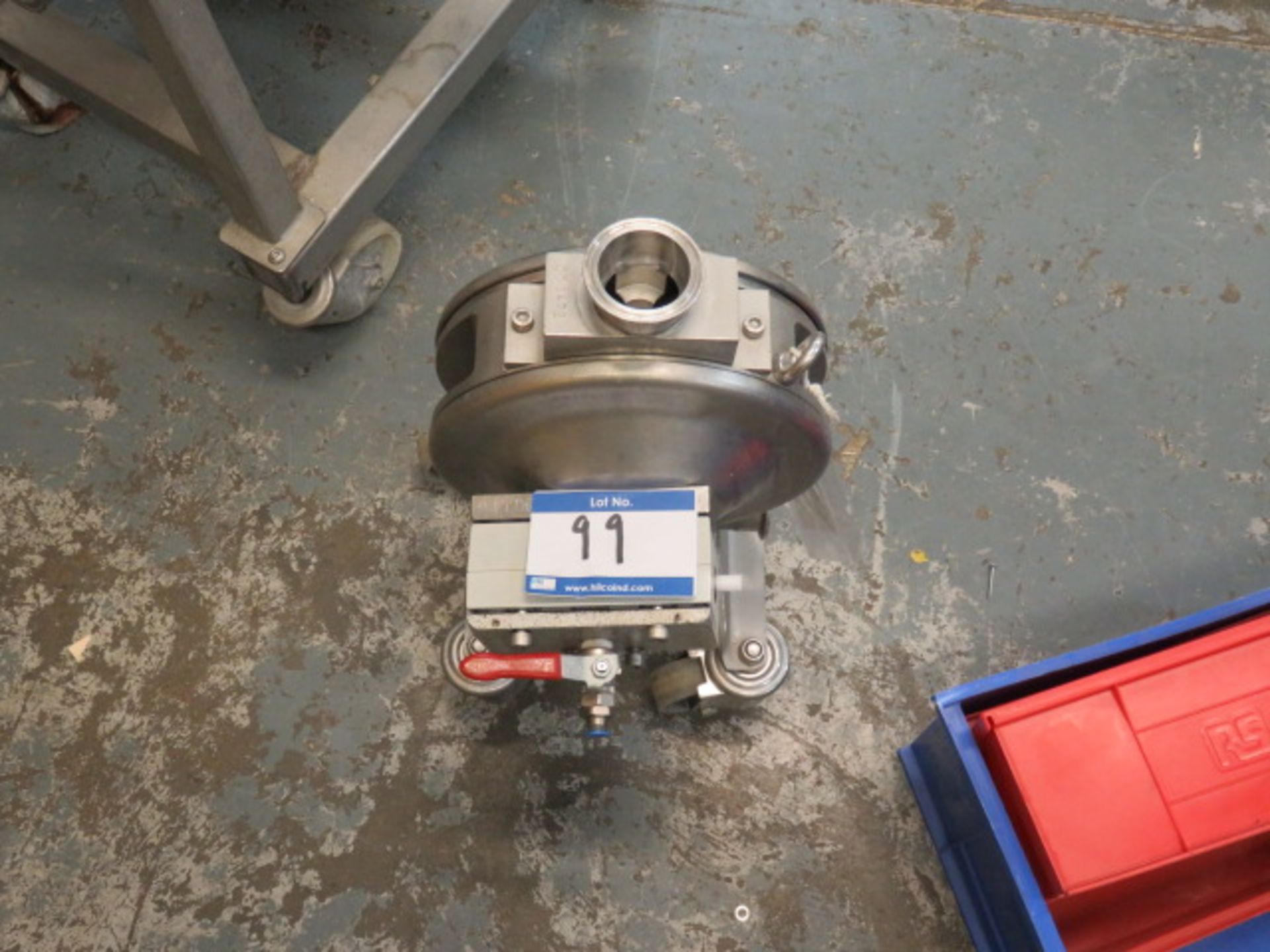 Small Stainless Steel Diaphragm Pump, Serial No. 000472