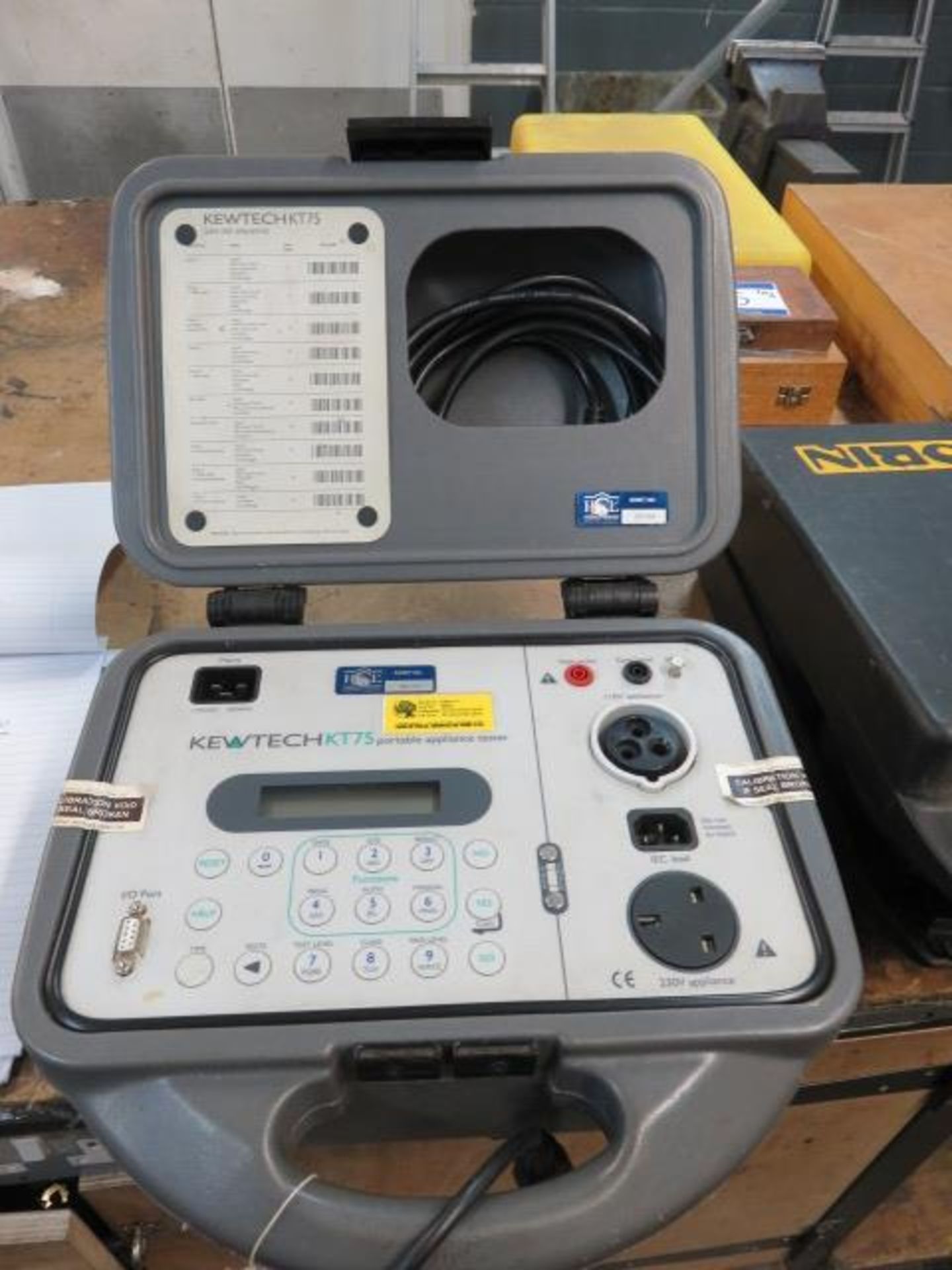 Kewtech KT75 Portable Appliance Tester.