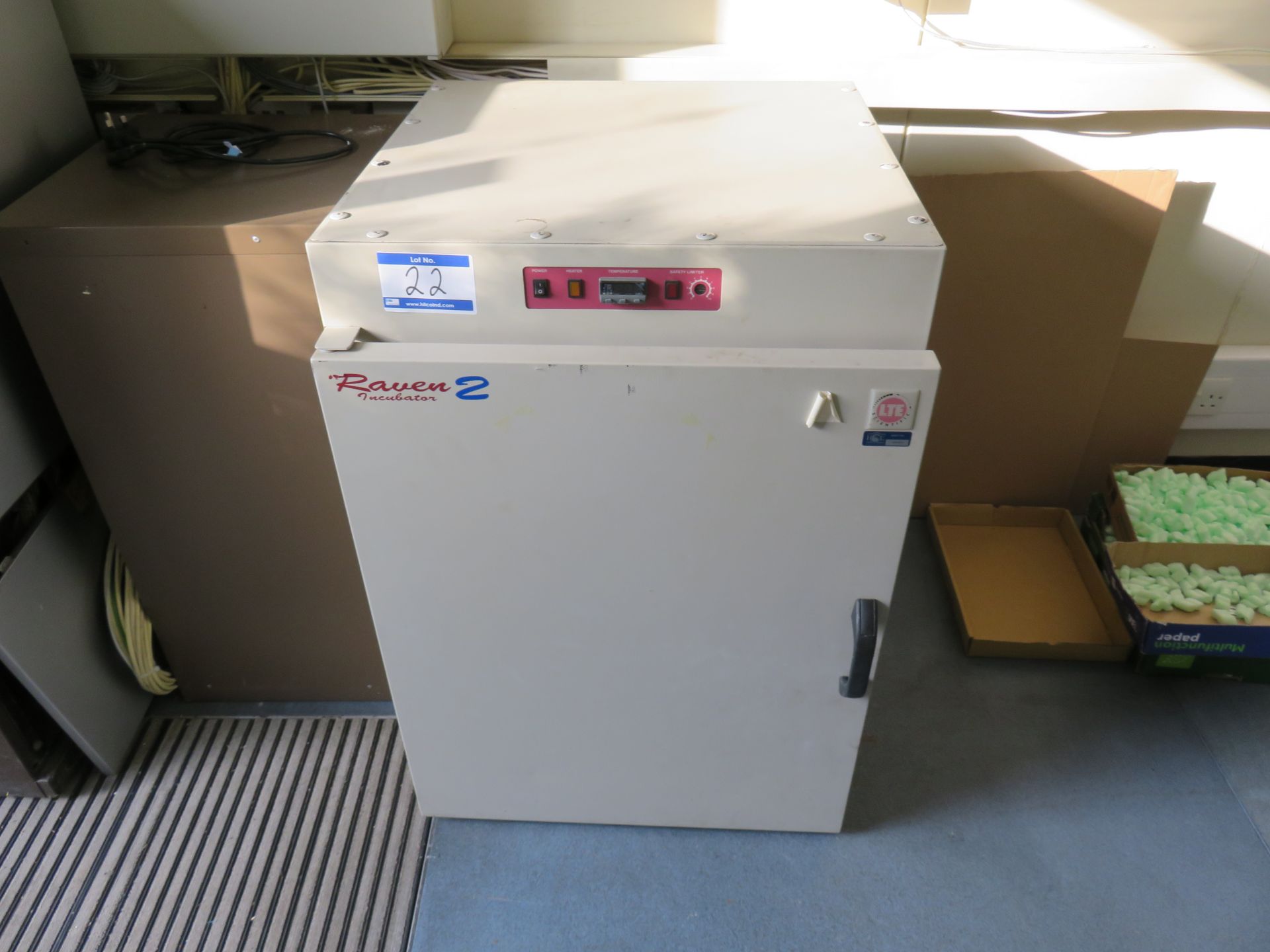 LTE Raven 2 Incubator Plant No. 001310 Serial No. J361113