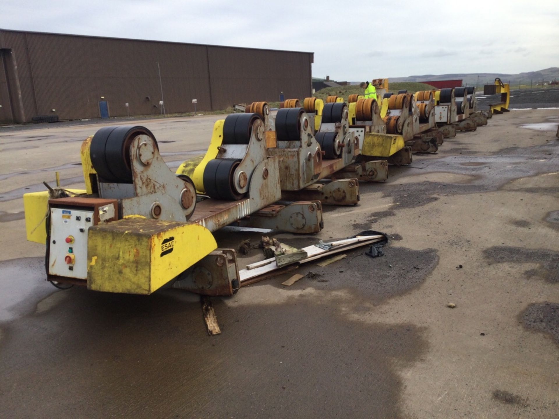 4: Esab Pemamek 70 TAW Rotators and 3: Esab Pemamek 70 TAWS Rotators