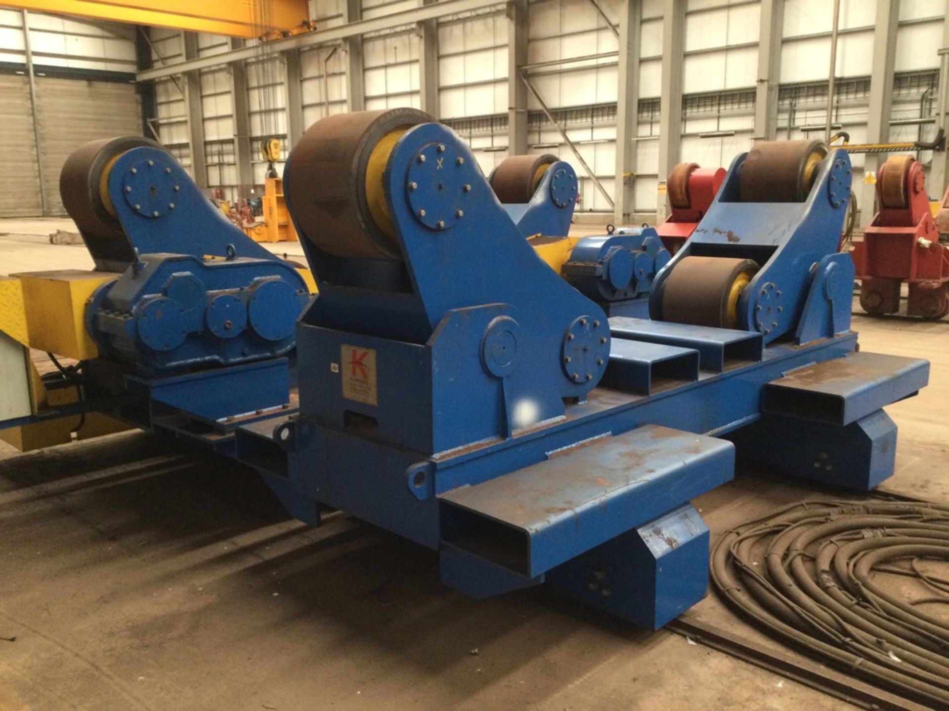 Kumkang HGZ 250 ton Self Aligning Welding Rotator with Associated Idler Unit. New 2018 - Image 4 of 9