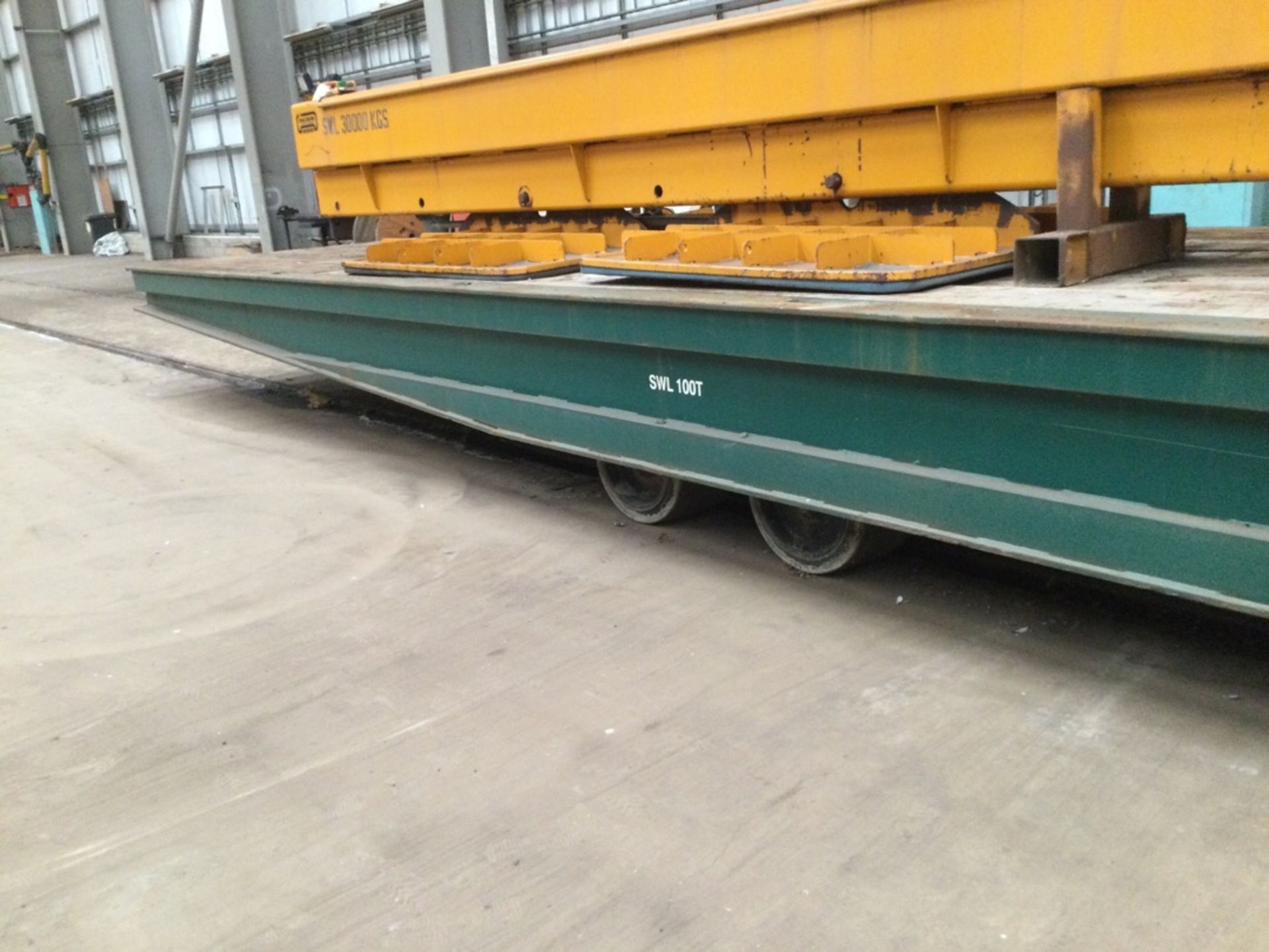 Mafi 100 Ton Trailer - Green, No Plate, Estimated YOM 2016) - Image 3 of 3