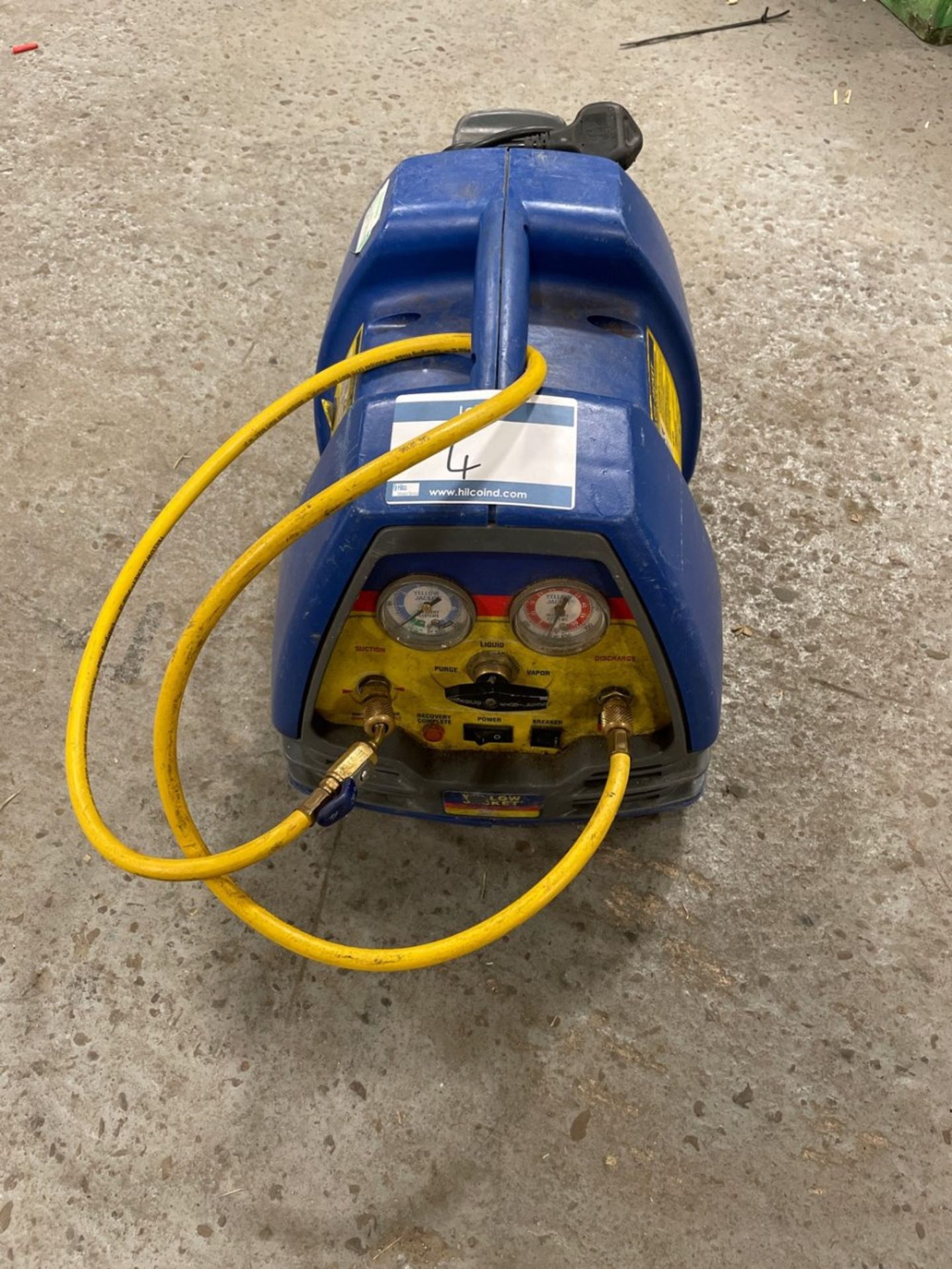 Yellow Jacket RecoverXLT Refrigerant Recovery Unit - Image 2 of 8