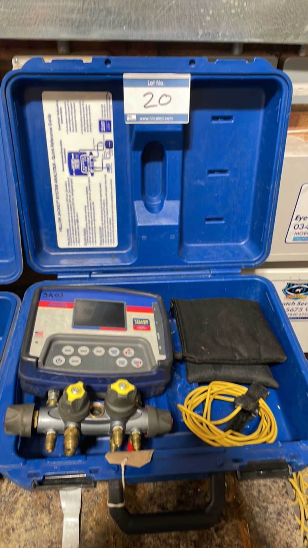 Yellow Jacket Refrigeration System Analyzer with TITAN 4-Valve Manifold - Image 2 of 3