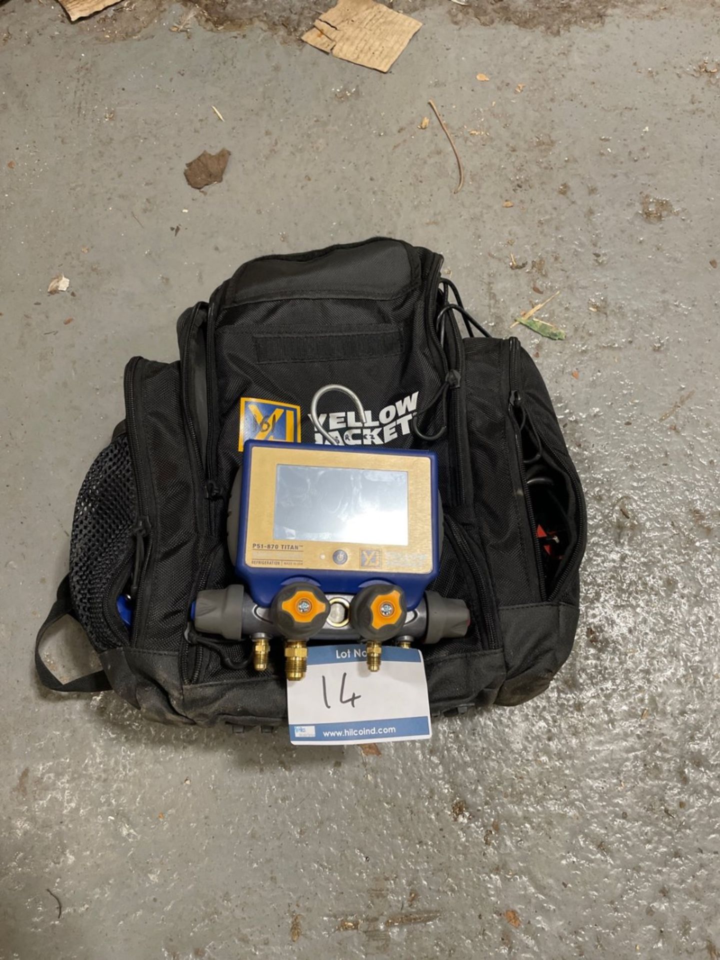 Yellow Jacket 40815 Refrigeration System Analyzer with TITAN 4-Valve Manifold - Image 2 of 2